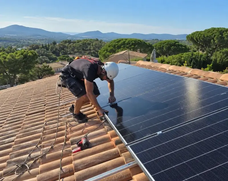 Installateur panneaux solaires Le Perthus — pose photovoltaïque sur toiture